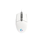 ماوس Logitech G203 8000 DPI سلكي RGB 6 أزرار أبيض thumbnail 1