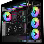 SAMA NEVIEW 4503 Mid-Tower ATX Case Dual Tempered Glass thumbnail 11