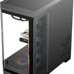 SAMA Neview 3021 Full-Tower ATX Case Black Tempered Glass thumbnail 4