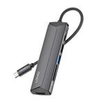 محول LDNIO DS-56H USB-C إلى متعدد المنافذ مع 100W PD و HDMI وقارئ SD/TF thumbnail 1