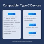 كيبل Orico USB-C إلى USB-C 40Gbps 1.5m أسود thumbnail 6