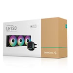 DeepCool LE720 360mm ARGB AIO Liquid Cooler 250W TDP Black thumbnail 8