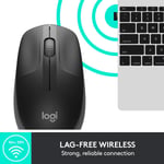 ماوس Logitech M190 1000 DPI لاسلكي أسود thumbnail 6
