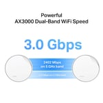 TP-Link Deco X50-PoE AX3000 2-Pack WiFi 6 Dual-Band Mesh System thumbnail 10
