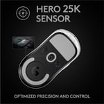 ماوس Logitech G PRO X SUPERLIGHT 2 32000 DPI لاسلكي 60g أسود thumbnail 6