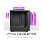 كيس NZXT H5 Flow Edition Mid-Tower Black thumbnail 5