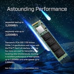 SSD Transcend MTE115 500GB NVMe M.2 2280 PCIe Gen3x4 thumbnail 7