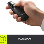 اكسسوار Logitech R400 الليزري اللاسلكي للعروض الأسود thumbnail 7