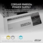باور سبلاي Corsair RM850E 850W 80+ Gold Fully Modular أبيض thumbnail 4