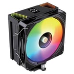 مبرد Zeus ZC-600 Air Freeze LCD 120mm 220W TDP ARGB أسود thumbnail 6