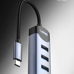 LDNIO DS-144C 4-Port USB 3.0 USB Hub Gray thumbnail 6