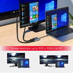محول USB UNITEK USB 3.0 إلى HDMI و VGA رمادي thumbnail 7