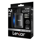 Lexar SL500 2TB Portable SSD with Magnetic Kit thumbnail 1
