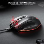 Redragon M813 RGB Gaming Mouse 16000 DPI Wired thumbnail 5