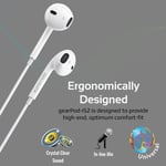Promate gearPod-IS2 Wired Earbuds with Mic 3.5mm White thumbnail 11