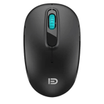 Fude i310 Silent Wireless Mouse - Black thumbnail 4