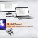 محول UNITEK USB-C إلى Dual DisplayPort thumbnail 7