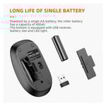 Jertech JR8 Wireless Mouse 2400 DPI Green thumbnail 3