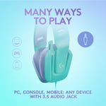 سماعات Logitech G335 سلكي أخضر thumbnail 11