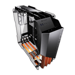 Cougar Blazer Mid-Tower ATX Case Aluminum Open-Frame Tempered Glass thumbnail 9