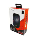 ماوس Jertech XP13 3600 DPI سلكي RGB أسود thumbnail 3