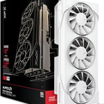 XFX Swift AMD Radeon RX 9060 XT OC White Triple Fan Gaming Edition 16GB Graphics Card thumbnail 1