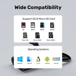 محول USB Unitek قارئ بطاقات SD و MicroSD مزدوج UHS-II 312MB/s thumbnail 9