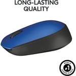 ماوس Logitech M171 1000 DPI لاسلكي أزرق thumbnail 33