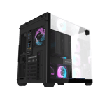 DarkFlash TH285 Mid-Tower ATX Case Black Tempered Glass thumbnail 2