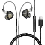سماعات AceFast ACESOUND L11 USB-C سلكية 10mm Driver مع ميكروفون أسود thumbnail 3