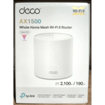 TP-Link Deco X10 AX1500 Whole Home Mesh WiFi 6 System 1-Pack thumbnail 2