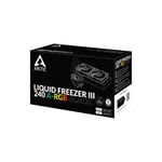 مبرد Arctic Liquid Freezer III 240mm AIO Black A-RGB thumbnail 8