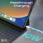 Promate FlexKeys-11Pro Wireless iPad Keyboard Case with Trackpad thumbnail 4