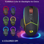 Redragon M814 RGB-Pro Gaming Mouse 8000 DPI Dual-Mode thumbnail 6