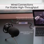 UNITEK Y-3088B USB-C to Ethernet 4-in-1 Adapter Gray thumbnail 6