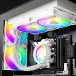 Arctic Liquid Freezer III 280 A-RGB 280mm AIO CPU Cooler White thumbnail 4