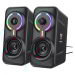 Onikuma L6 10W Bluetooth 5.0 RGB Speakers thumbnail 2