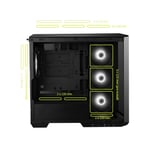 MSI MAG PANO M100R PZ Micro-Tower Black Tempered Glass Case thumbnail 3