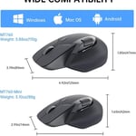 Rapoo MT760 Wireless Mouse 4000 DPI Black thumbnail 4