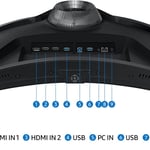 Samsung Odyssey G6 32" QHD 240Hz VA Curved Gaming Monitor thumbnail 7