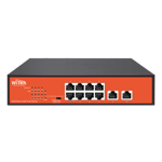 Wi-Tek WI-PS210G(V4) 8-Port PoE Switch with 2 Gigabit Uplinks 120W thumbnail 2