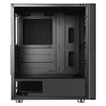 SAMA 205A Mid-Tower ATX Case Black Tempered Glass thumbnail 3