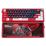 كيبورد Transformers Optimus Prime TF-GK02 65% ميكانيكي Dual-Mode RGB أحمر thumbnail 4