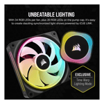 مبرد Corsair iCUE H100i 240mm سائل أسود thumbnail 5
