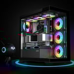 كيس SAMA SV01 Mid-Tower ATX أسود زجاج مقسى thumbnail 9