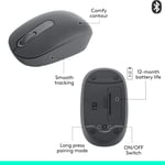 ماوس Logitech M196 1000 DPI لاسلكي رمادي thumbnail 17