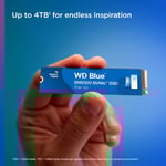 Western Digital Blue SN5000 2TB NVMe M.2 PCIe 4.0 Internal SSD thumbnail 3