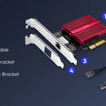 محول Cudy PE10G PCIe إلى Ethernet 10GbE RJ45 thumbnail 7