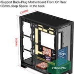 SAMA NEVIEW 4503 Mid-Tower ATX Case Dual Tempered Glass thumbnail 2