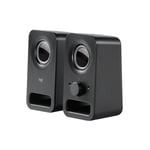 سبيكر Logitech Z150 2.0 قناة 5W 3.5mm أسود thumbnail 2